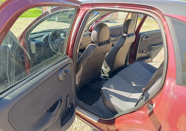 Opel Corsa cena 3350 przebieg: 184690, rok produkcji 2002 z Ożarów Mazowiecki małe 191